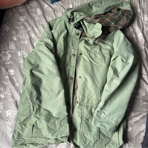Women's Green Hooded Jacket